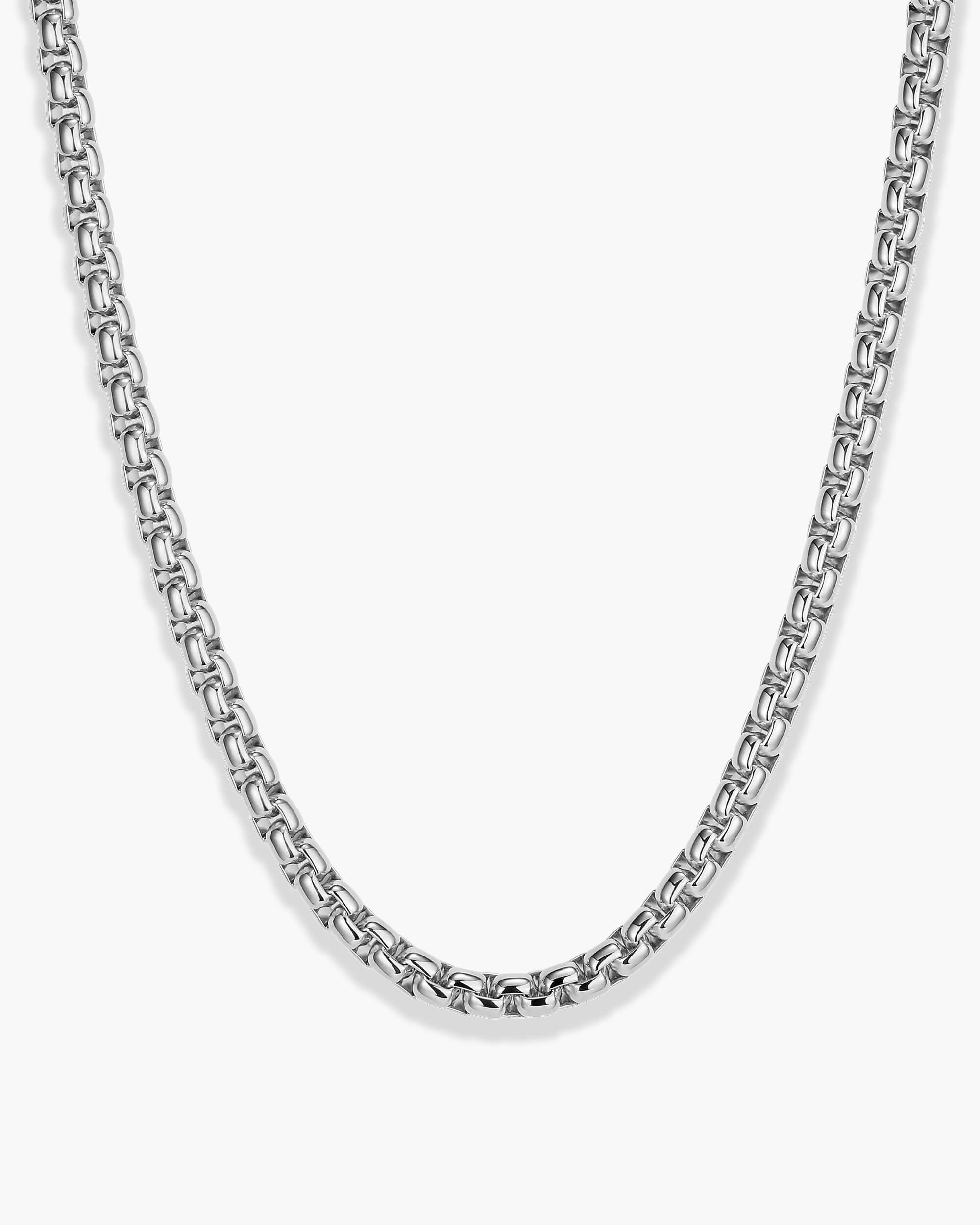 Box Chain - 4mm (Silver)