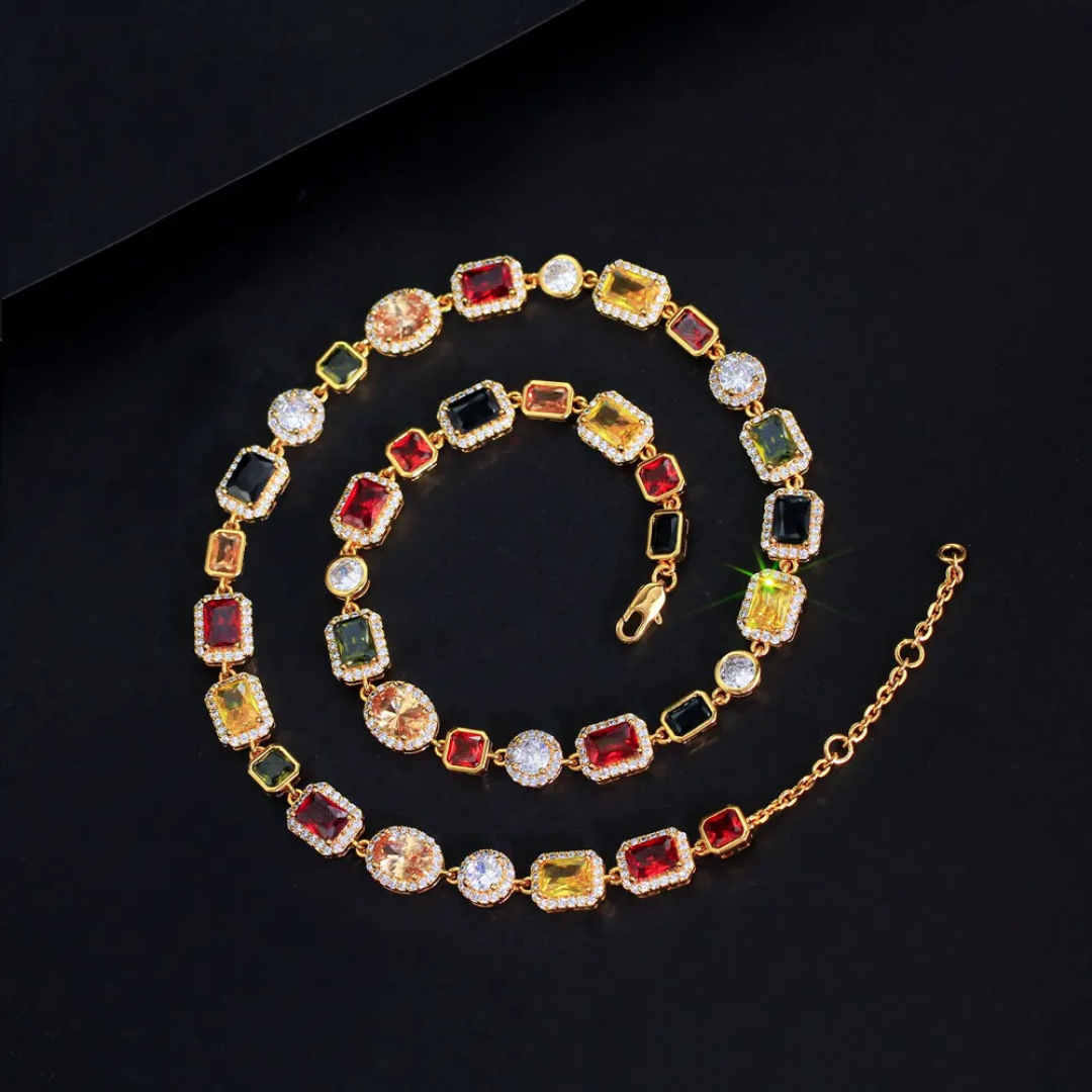 "Majesty" Gemstone Necklace