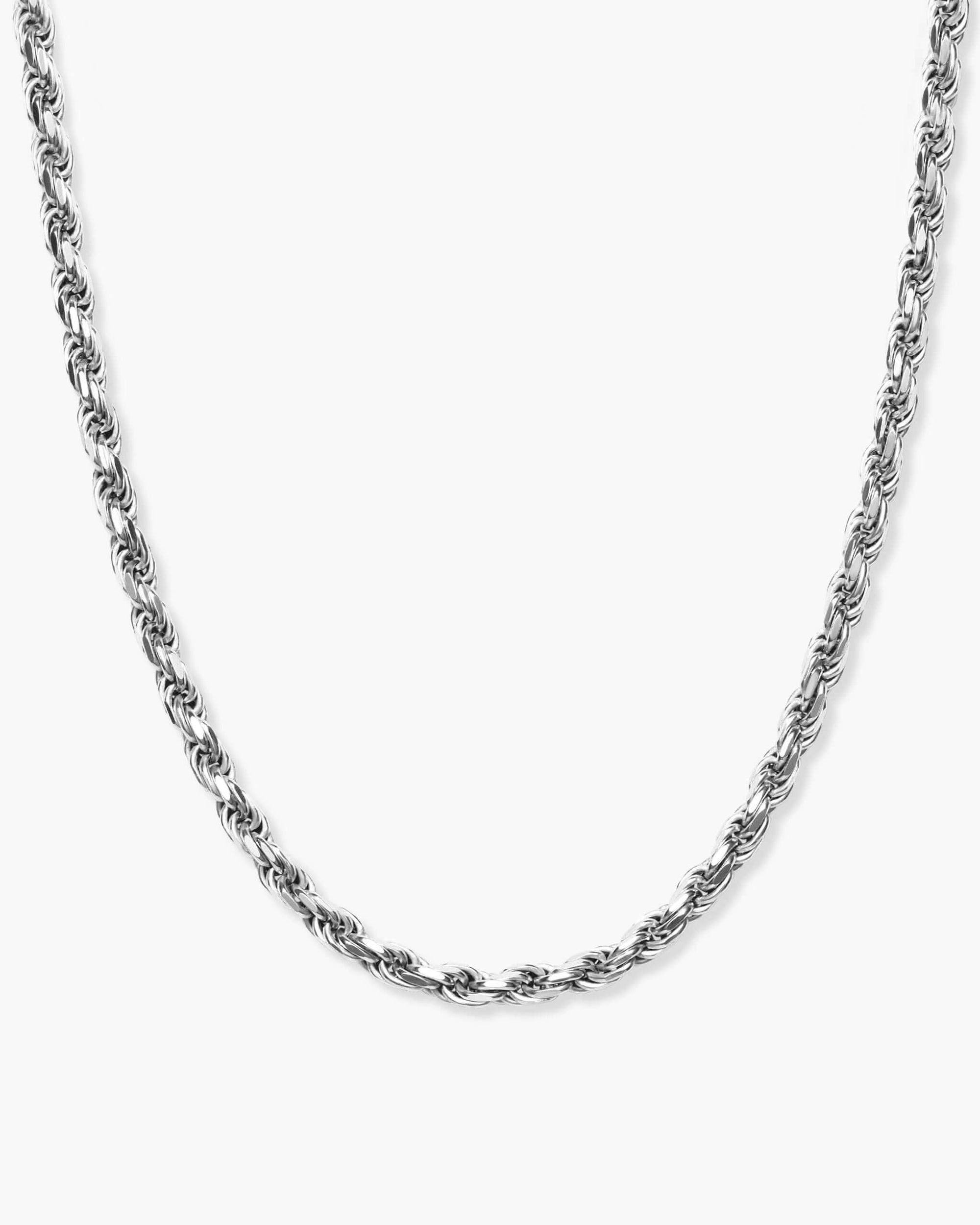 🎁 Rope Chain - 3mm (Silver) (100% off)